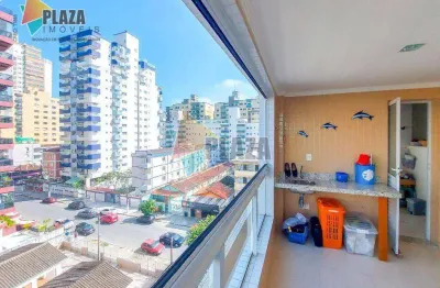 Apartamento com 2 dormitórios à venda, 84 m² por r$ 899.000,00 - canto do forte - praia grande/sp