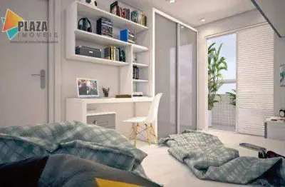 Apartamento à venda, 73 m² por r$ 528.157,22 - balneário pires - praia grande/sp