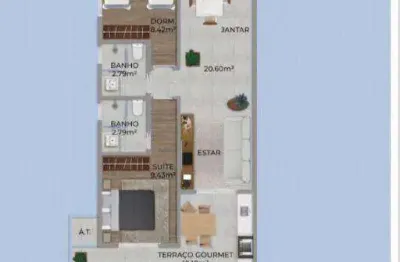 Apartamento à venda, 76 m² por r$ 549.000,00 - vila guilhermina - praia grande/sp