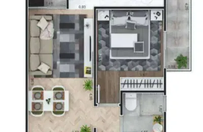 Apartamento à venda, 53 m² por r$ 410.000,00 - balneário pires - praia grande/sp