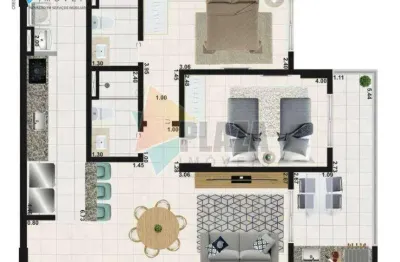 Apartamento à venda, 76 m² por r$ 509.990,00 - aviação - praia grande/sp