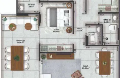 Apartamento com 3 dormitórios à venda, 123 m² por r$ 1.250.000,00 - canto do forte - praia grande/sp