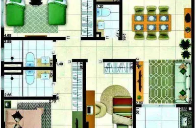 Apartamento à venda, 111 m² por R$ 940.000,00 - Vilamar - Praia Grande/SP