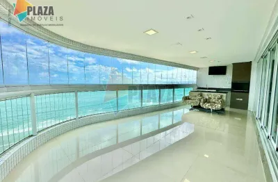 Apartamento para alugar, 192 m² por r$ 18.000,00/mês - canto do forte - praia grande/sp