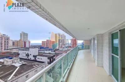 Apartamento 3 dormitórios com 3 suítesà venda, 163 m² por r$ 800.000 - tupi - praia grande/sp