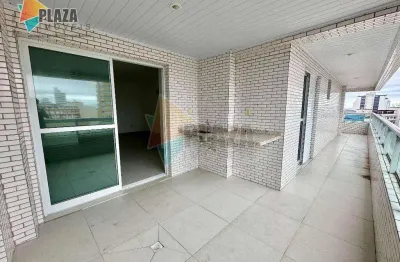 Apartamento para alugar, 121 m² por r$ 6.000,00/mês - boqueirão - praia grande/sp