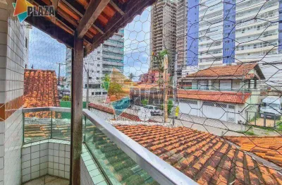 Sobrado 2 dormitórios com 2 suítes 150 metros da praia à venda, 115 m² por r$ 620.000 - guilhermina - praia grande/sp