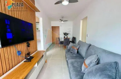 Apartamento com 2 dormitórios para alugar, 62 m² por r$ 3.500,00/mês - canto do forte - praia grande/sp