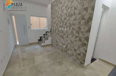 Casa à venda, 54 m² por r$ 349.900,00 - vila guilhermina - praia grande/sp