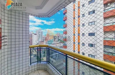 Apartamento para alugar, 113 m² por r$ 5.500,00/mês - vila guilhermina - praia grande/sp