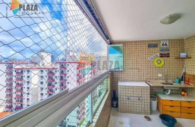 Apartamento 3 dormitórios com 3 suítesà venda, 122 m² por r$ 1.200.000 - canto do forte - praia grande/sp