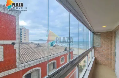 Apartamento 1 dormitório com 1 suíte para alugar, 64 m² por r$ 3.200/mês - aviação - praia grande/sp