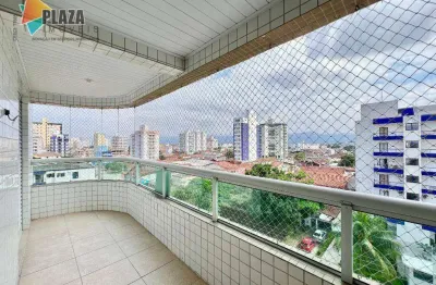Apartamento à venda, 84 m² por r$ 490.000,00 - vila guilhermina - praia grande/sp