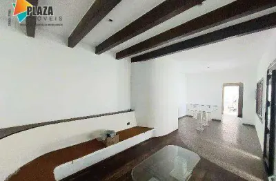 Casa para alugar com 02 quartos e suíte na aviação, praia grande-sp,  r$ 4.350,00 p/mês