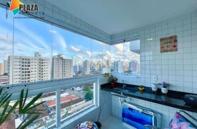 Apartamento à venda, 52 m² por r$ 360.000,00 - aviação - praia grande/sp