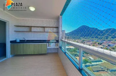 Apartamento com 3 dormitórios para alugar, 129 m² por r$ 6.500,02/mês - canto do forte - praia grande/sp