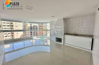 Apartamento com 3 suítes disponível para alugar, no bairro vila tupi, em praia grande/sp.