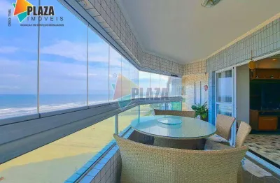 Apartamento com 4 dormitórios à venda, 164 m² por r$ 1.700.000,00 - vila guilhermina - praia grande/sp