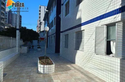 Kitnet com 1 dormitório à venda, 30 m² por r$ 175.000,00 - vila guilhermina - praia grande/sp