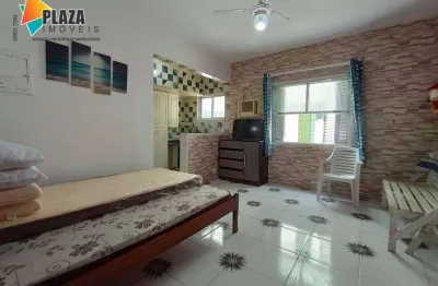 Kitnet com 1 dormitório à venda, 25 m² por r$ 198.000,00 - boqueirão - praia grande/sp