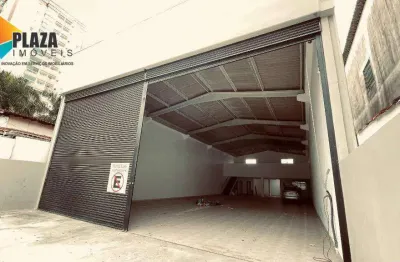 Galpão para alugar, 500 m² por r$ 16.000,00/mês - vila guilhermina - praia grande/sp
