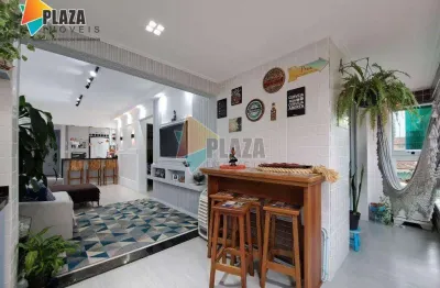 Apartamento com 2 dormitórios para alugar, 72 m² por r$ 6.000,02/mês - boqueirão - praia grande/sp
