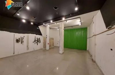 Loja com 120m² para locação comercial no boqueirão, praia grande/sp