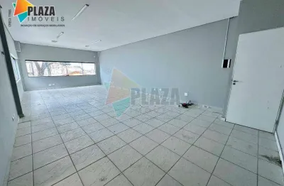 Sala para alugar, 120 m² por r$ 3.300,00/mês - vila guilhermina - praia grande/sp