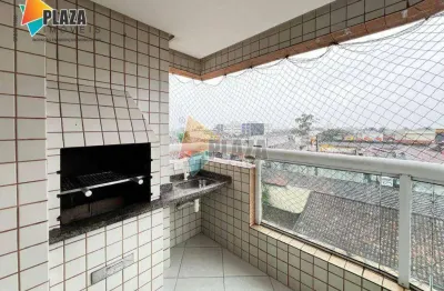 Apartamento com 1 dormitório para alugar, 45 m² por r$ 2.300,00/mês - aviação - praia grande/sp