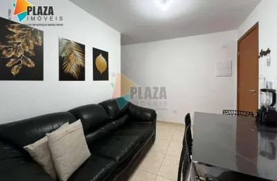 Apartamento com 2 dormitórios para alugar, 55 m² por r$ 3.000,00/mês - vilamar - praia grande/sp