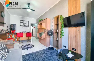 Kitnet à venda, 34 m² por r$ 239.000,00 - boqueirão - praia grande/sp