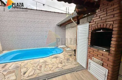 Casa com 3 dormitórios para alugar, 120 m² por r$ 6.000,00/mês - tupi - praia grande/sp