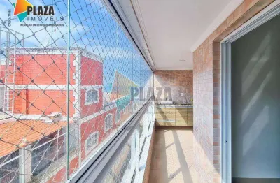 Apartamento 1 dormitório com 1 suíteà venda, 53 m² por r$ 489.000 - aviação - praia grande/sp