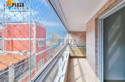 Apartamento 1 dormitório com 1 suítepara alugar, 53 m² por r$ 3.600/mês - aviação - praia grande/sp