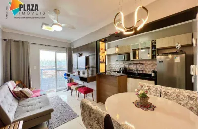 Apartamento com 1 dormitório à venda, 41 m² por r$ 350.000,00 - balneário pires - praia grande/sp