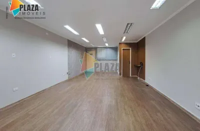 Sala para alugar, 55 m² por r$ 2.800,02/mês - boqueirão - praia grande/sp