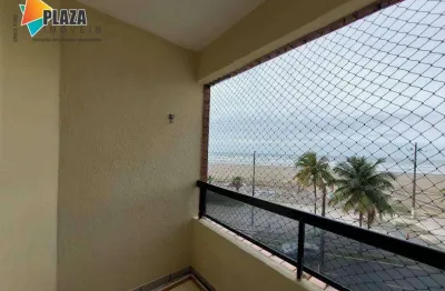 Apartamento frente 3 dormitórios para locação na aviação, praia grande-sp r$ 3.200,00 p/ mês