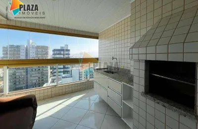 Apartamento com 2 dormitórios para alugar, 83 m² por r$ 4.000,00/mês - tupi - praia grande/sp