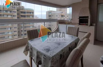 Apartamento 3 dormitórios à venda, 135 m² por r$ 1.200.000 - aviação - praia grande/sp