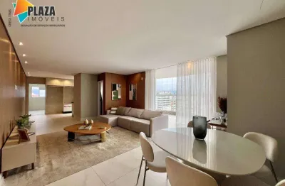 Cobertura com 4 dormitórios à venda, 218 m² por r$ 2.690.000,00 - vila guilhermina - praia grande/sp