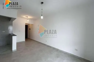 Apartamento com 1 dormitório para alugar, 50 m² por r$ 3.000,00/mês - canto do forte - praia grande/sp