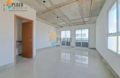 Sala para alugar, 39 m² por r$ 3.300,02/mês - boqueirão - praia grande/sp