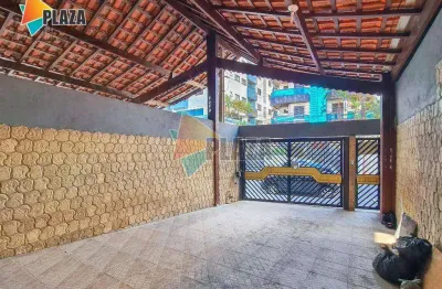 Casa  2 dormitórios com 1 suíte para alugar, 120 m² por r$ 3.500/mês - aviação - praia grande/sp