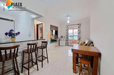 Apartamento com 1 dormitório para alugar, 50 m² por r$ 3.600,02/mês - canto do forte - praia grande/sp