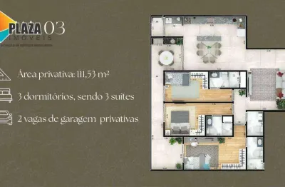 Apartamento com 3 dormitórios à venda, 111 m² por r$ 1.050.000,00 - aviação - praia grande/sp