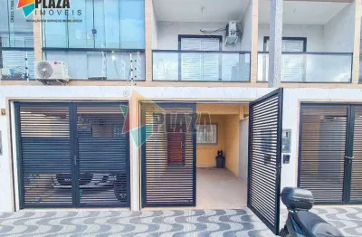 Casa com 2 dormitórios para alugar, 75 m² por r$ 2.500,00/mês - aviação - praia grande/sp