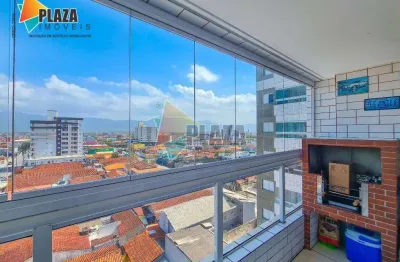 Apartamento com 1 dormitório à venda, 45 m² por r$ 345.000,00 - mirim - praia grande/sp