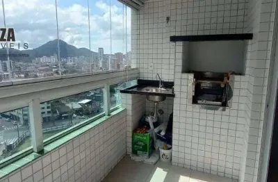 Apartamento com 1 dormitório à venda, 49 m² por r$ 440.000,00 - vila guilhermina - praia grande/sp