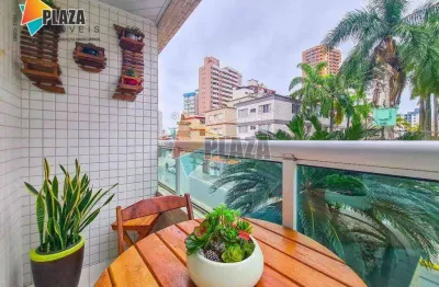 Apartamento garden à venda, 71 m² por r$ 365.000,00 - vila guilhermina - praia grande/sp