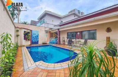 Casa com 4 dormitórios à venda, 184 m² por r$ 1.800.000,00 - canto do forte - praia grande/sp